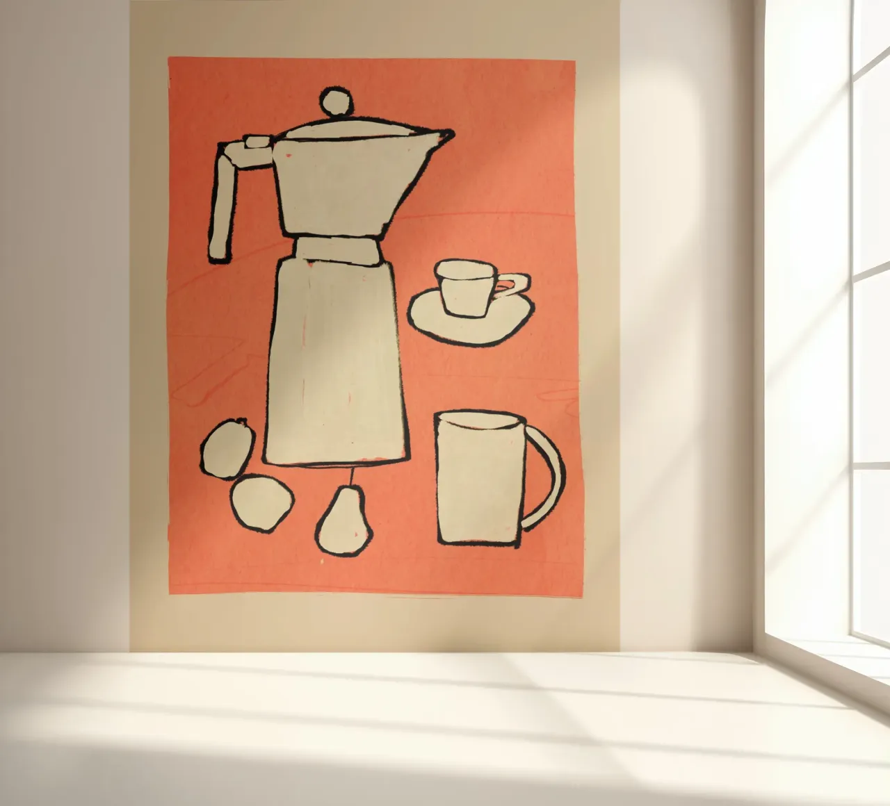Koffieservies fotobehang van ThingDesign