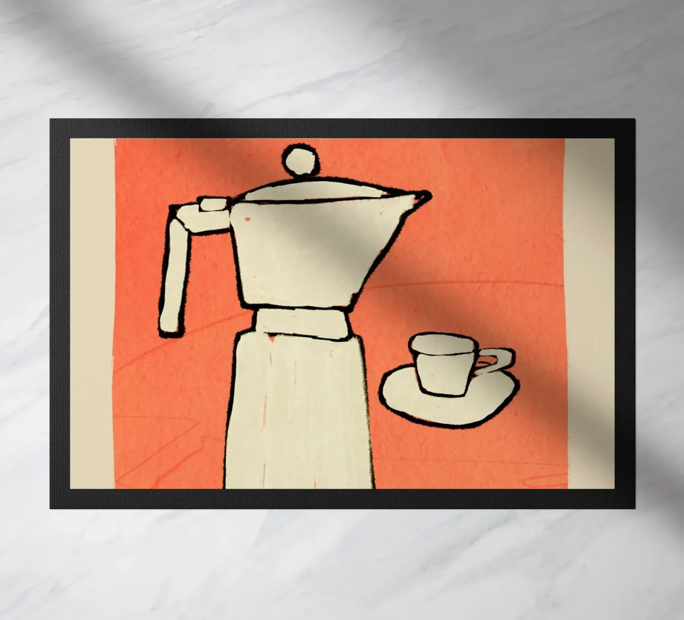 Coffee Set deurmat van ThingDesign