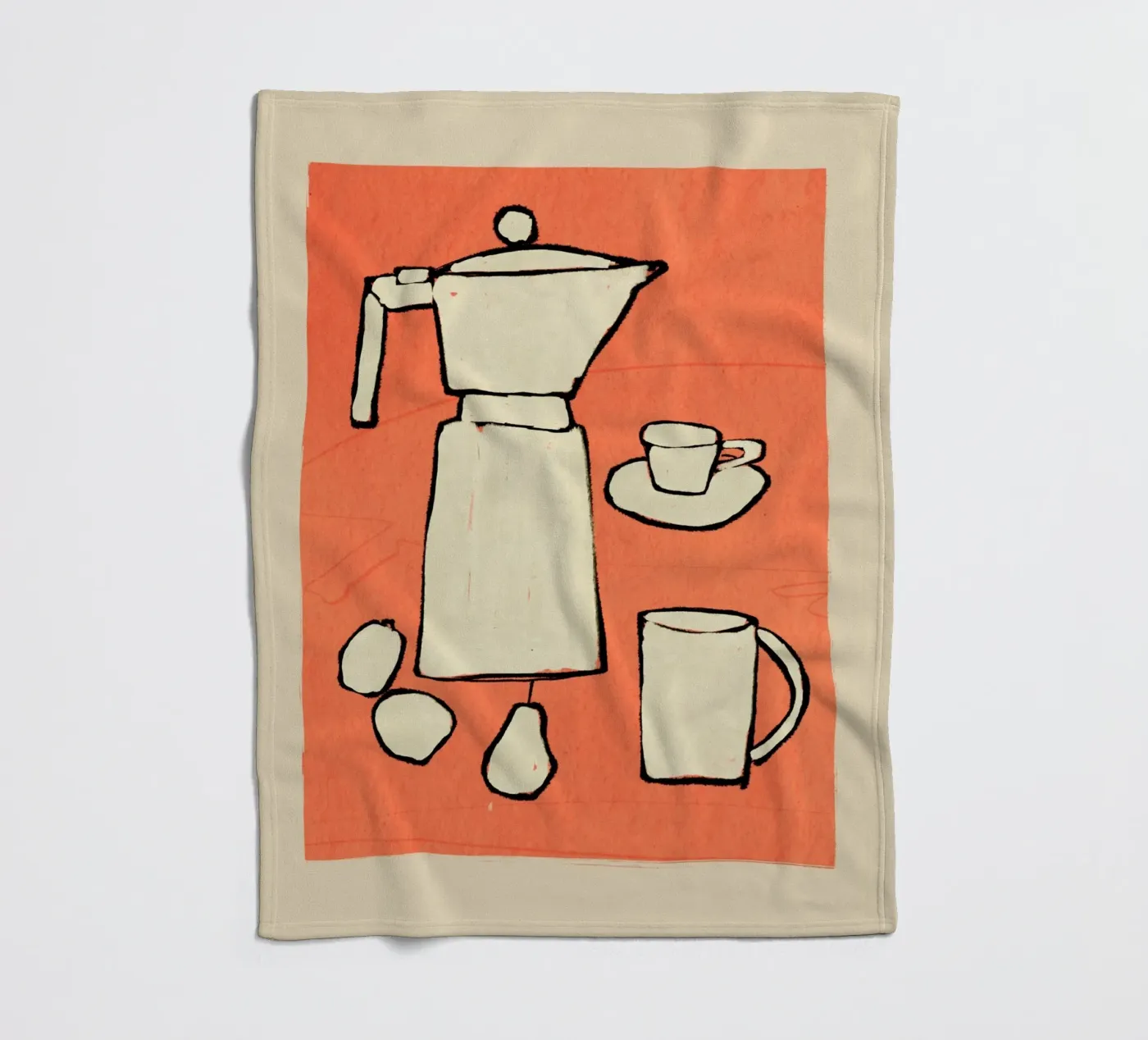 Koffieservies fleecedeken van ThingDesign