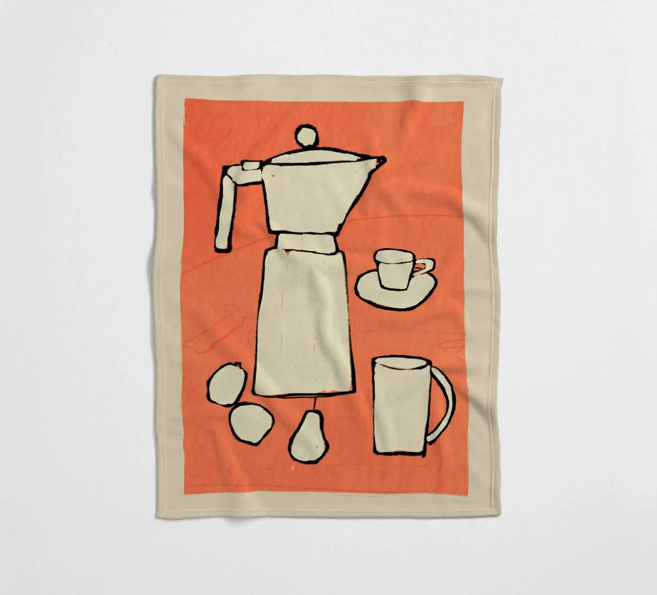 Coffee Set fleecedeken van ThingDesign