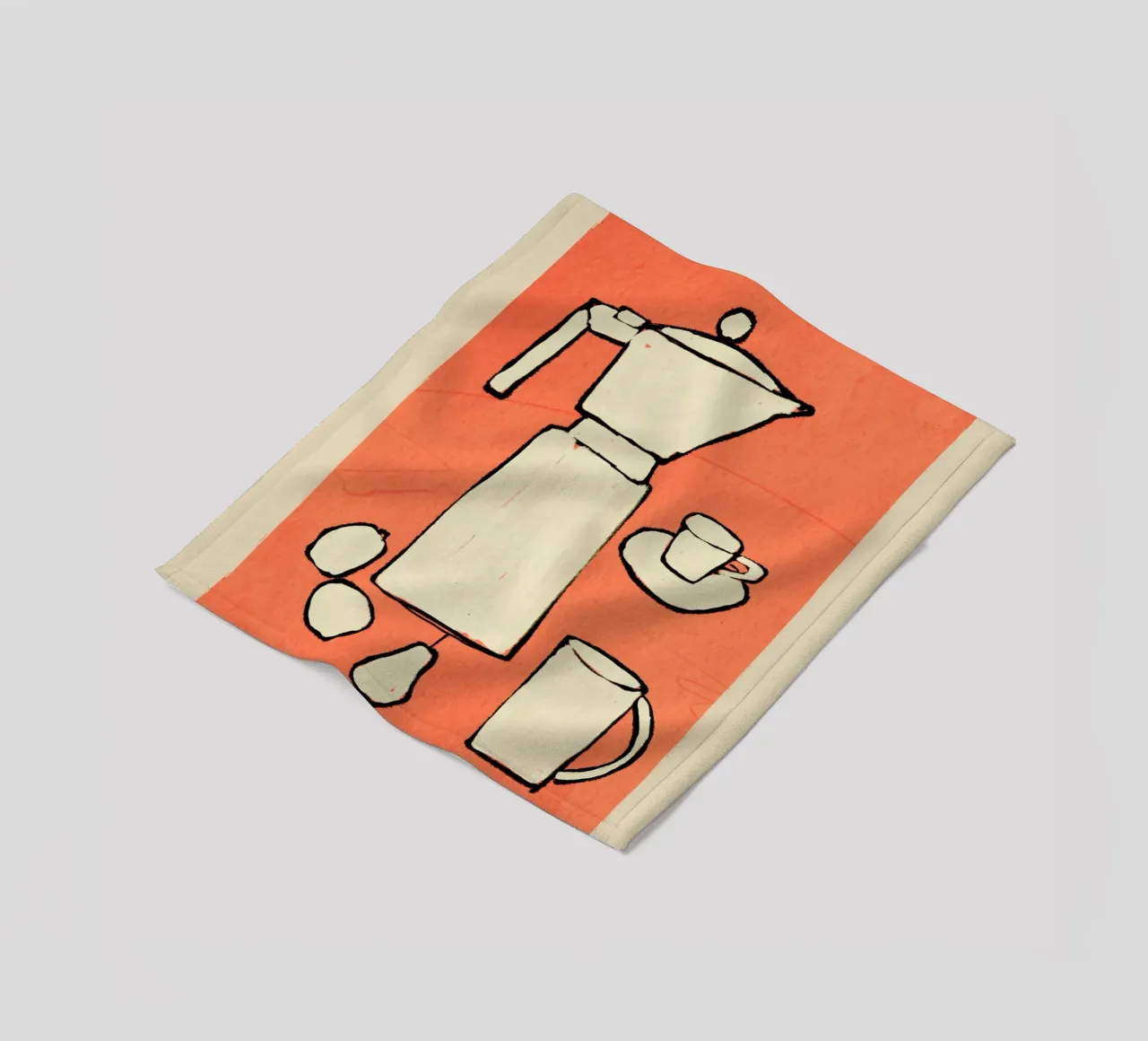 Coffee Set fleecedeken van ThingDesign