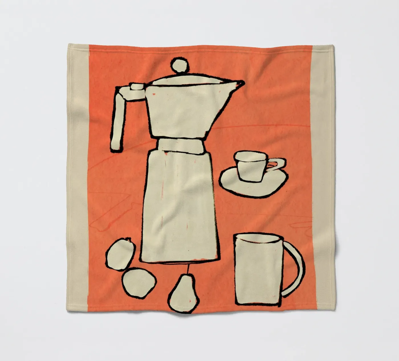Koffieservies fleecedeken van ThingDesign