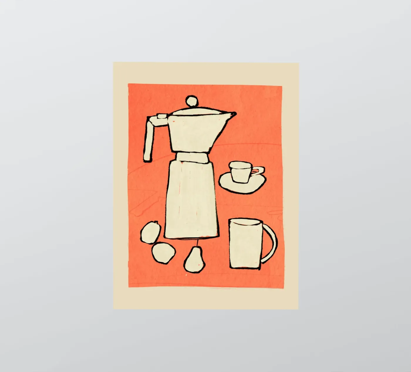 Coffee Set adesivo da ThingDesign