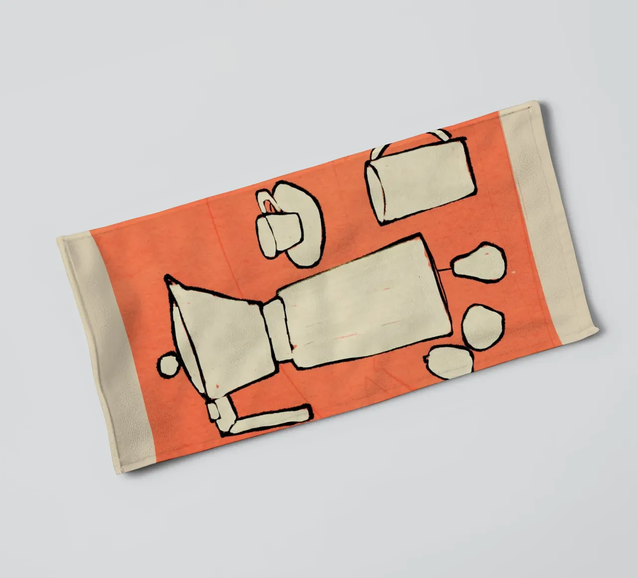 Coffee Set towel by ThingDesign