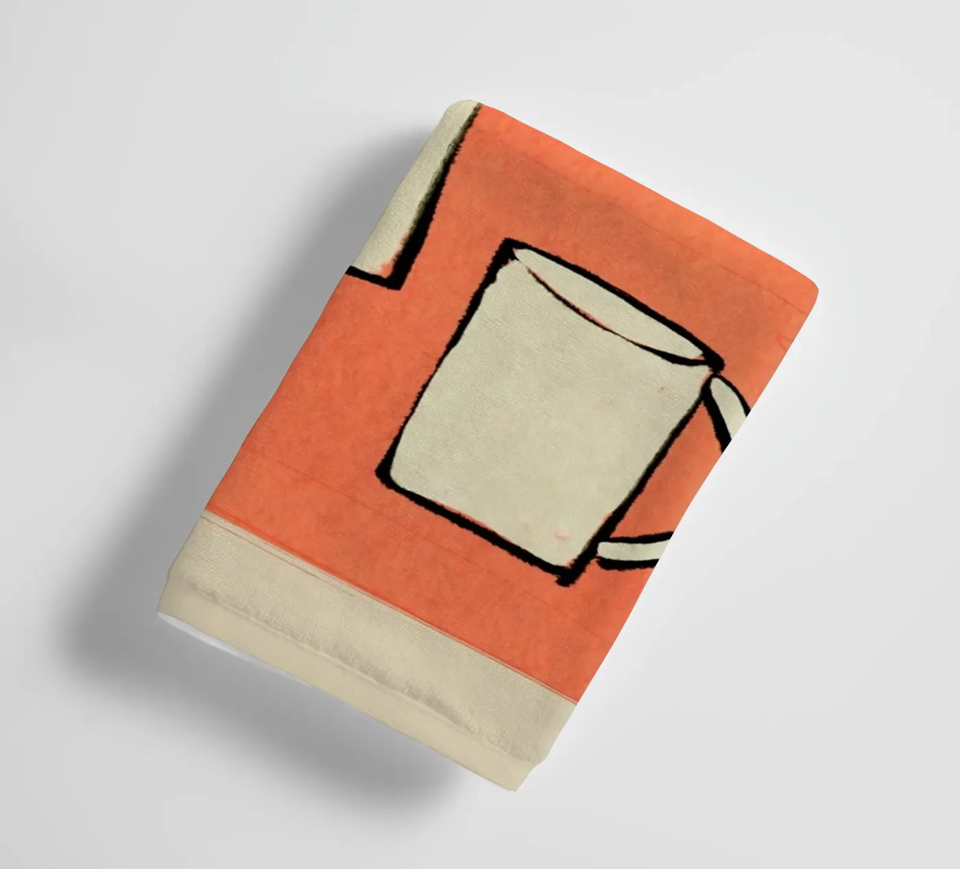 Koffieservies badhanddoek van ThingDesign
