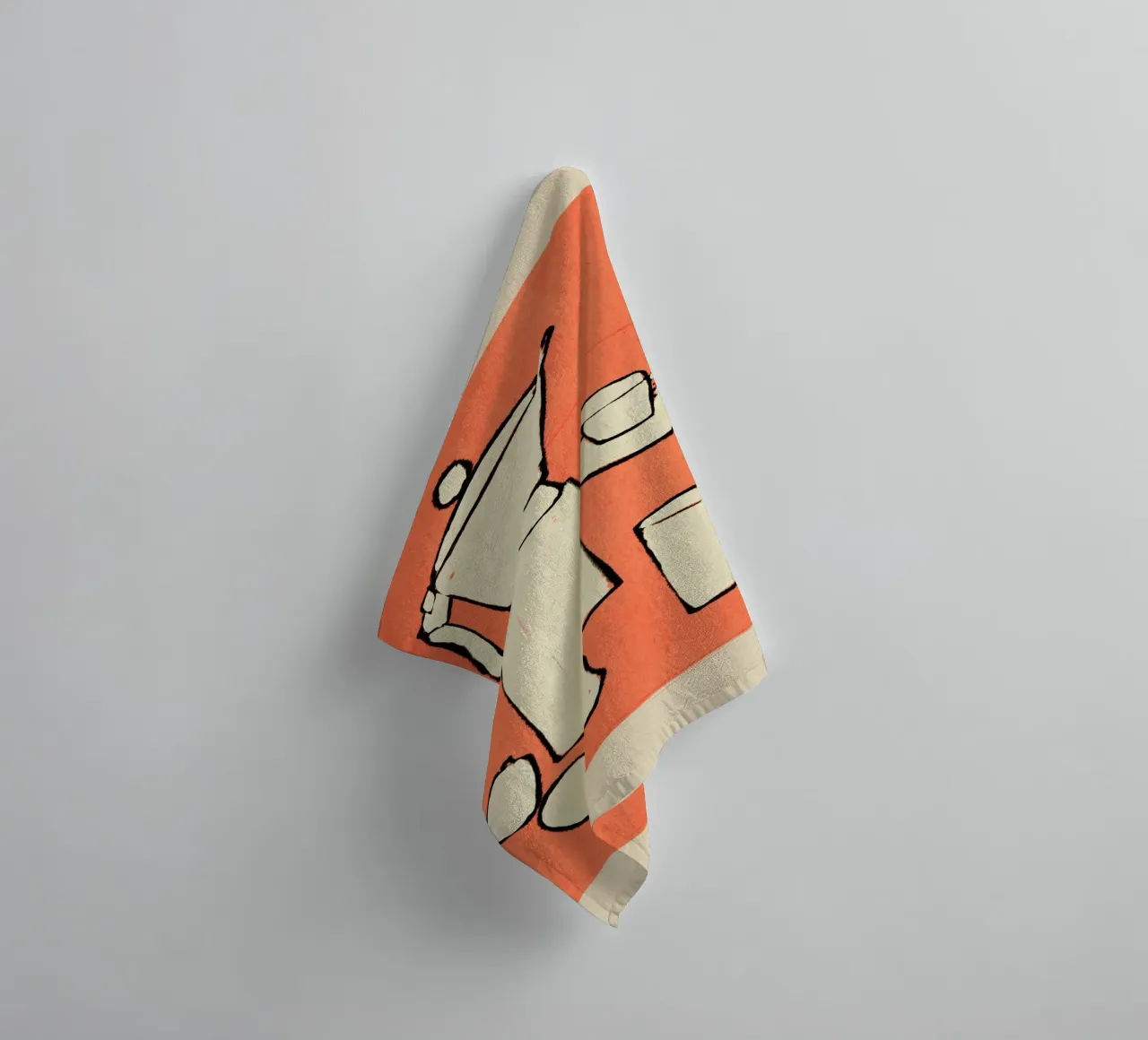 Coffee Set towel by ThingDesign