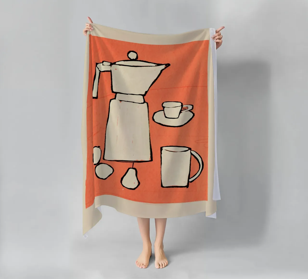 Servizio da caffè telo mare da ThingDesign