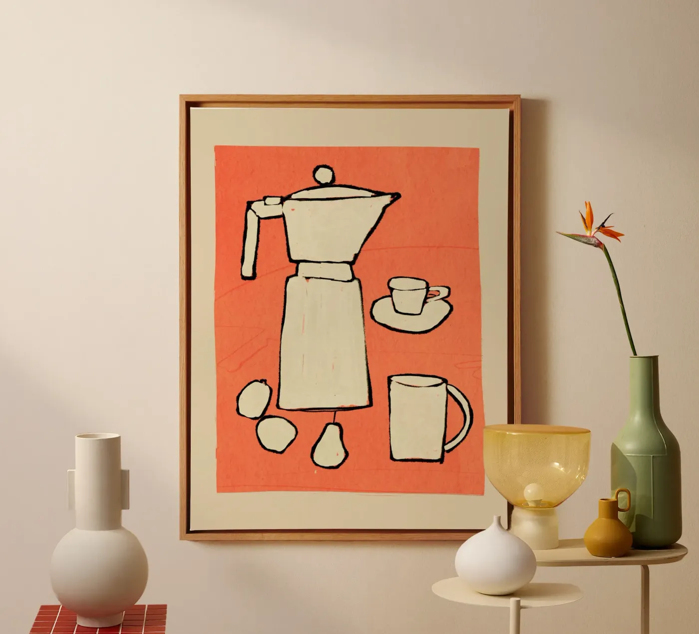 Kaffeeservice Leinwand von ThingDesign