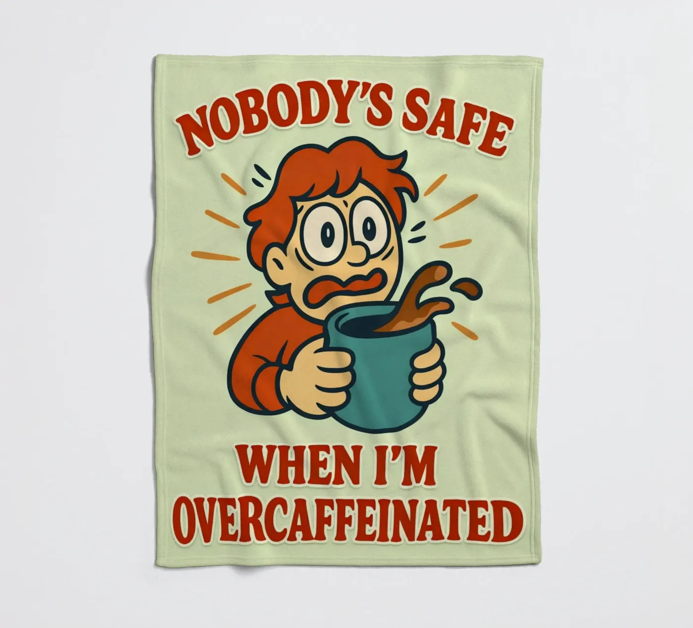 boring safe Fleecedecke von Faiza