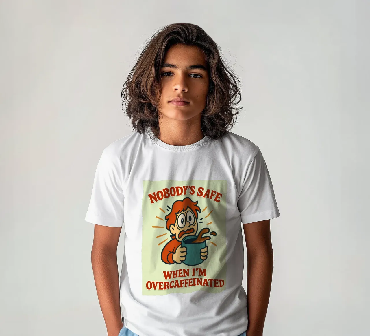 boring safe t-shirt bambini da Faiza