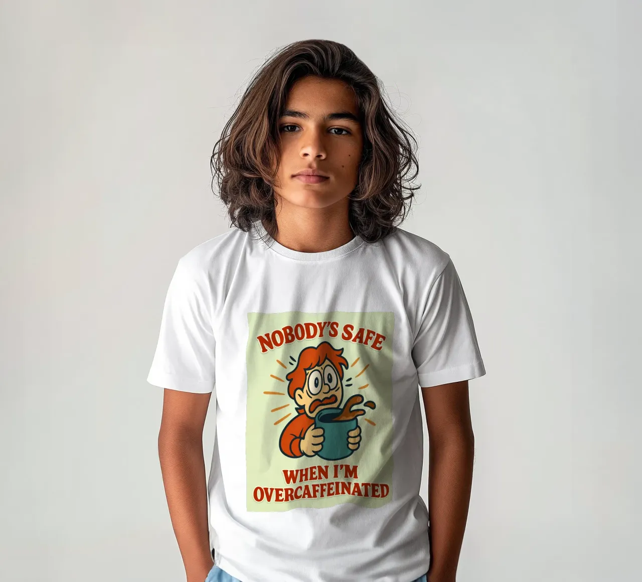 boring safe t-shirt bambini da Faiza