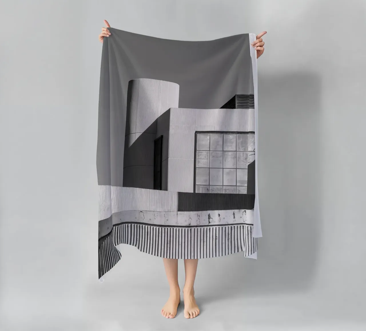 Clear Sky over Building Bw telo mare da PERSIE