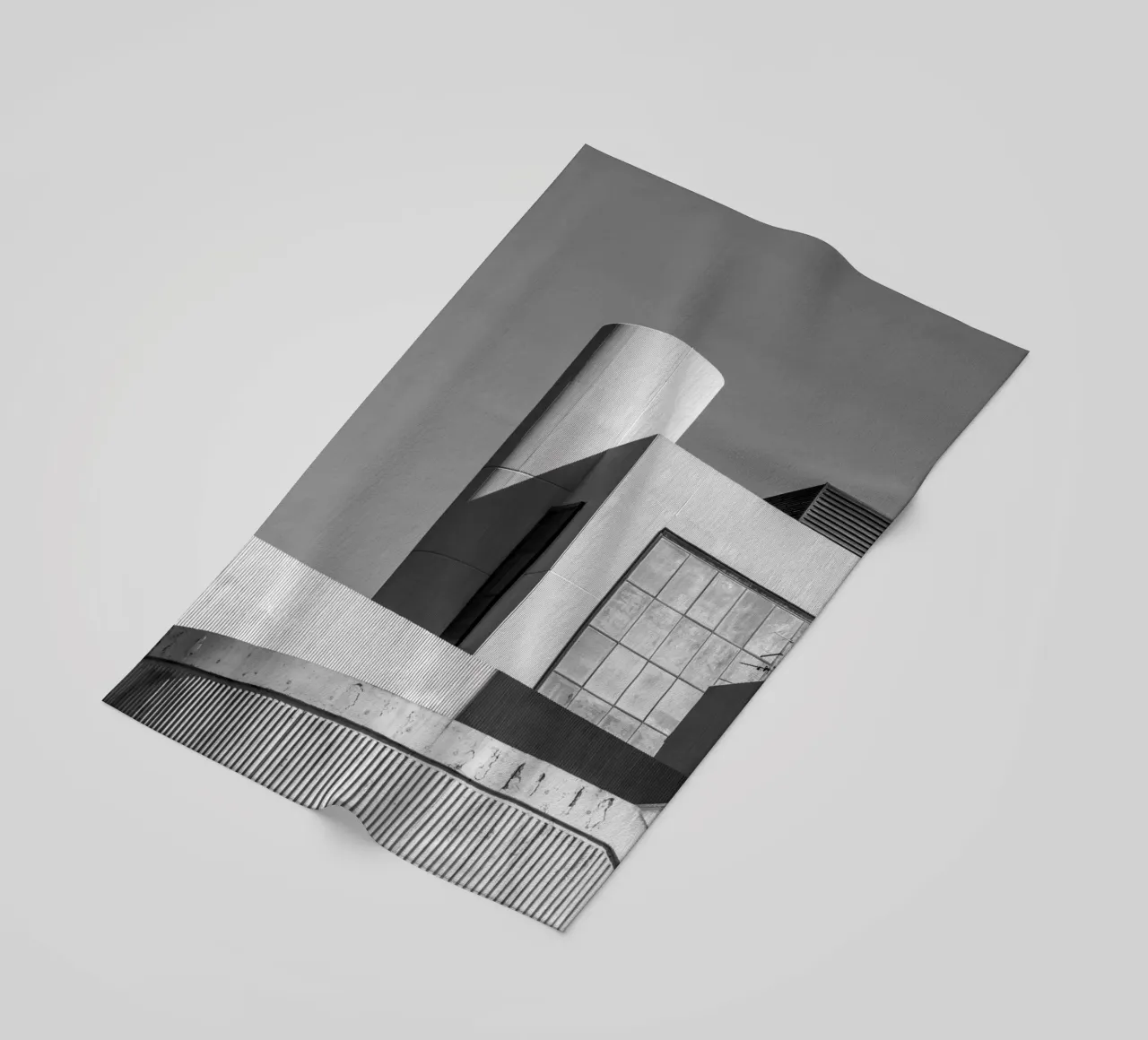 Clear Sky over Building Bw telo mare da PERSIE