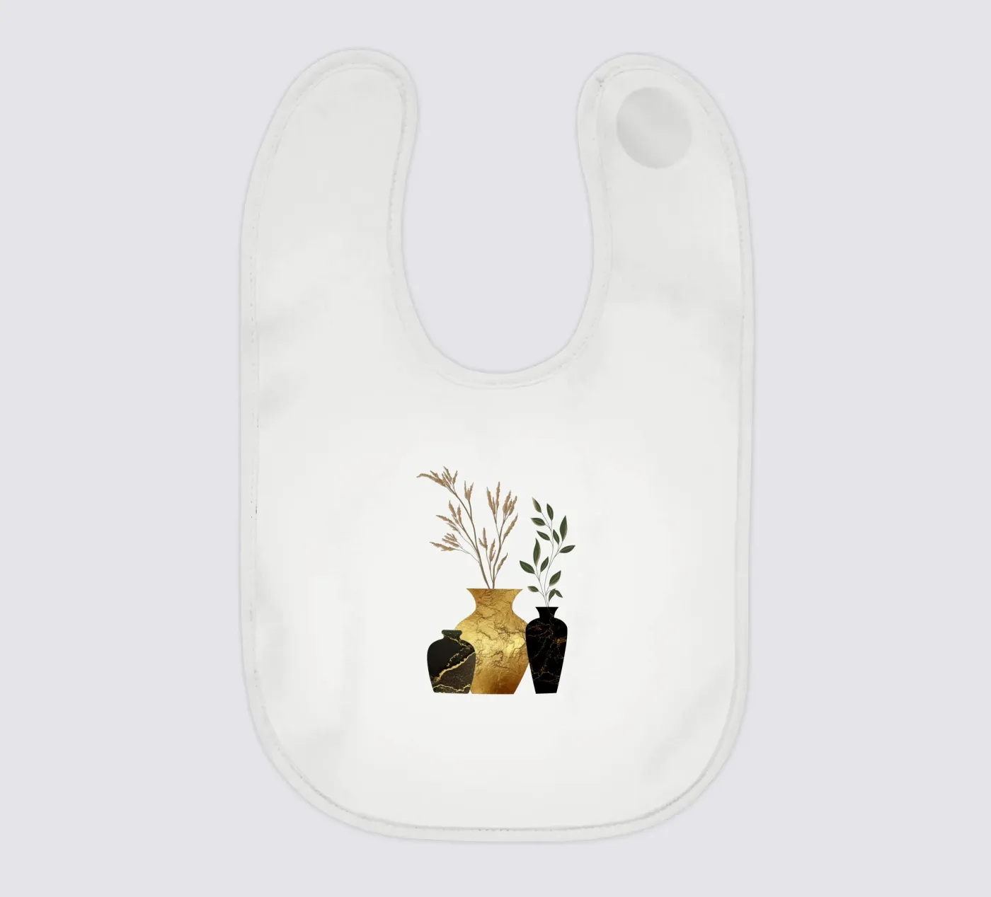 Botanic Harmony baby bib by DesignArt