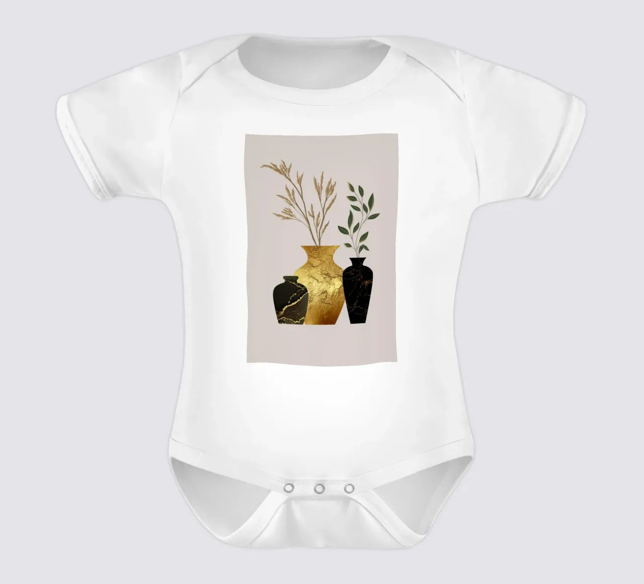 Harmonie botanique body bébé de DesignArt