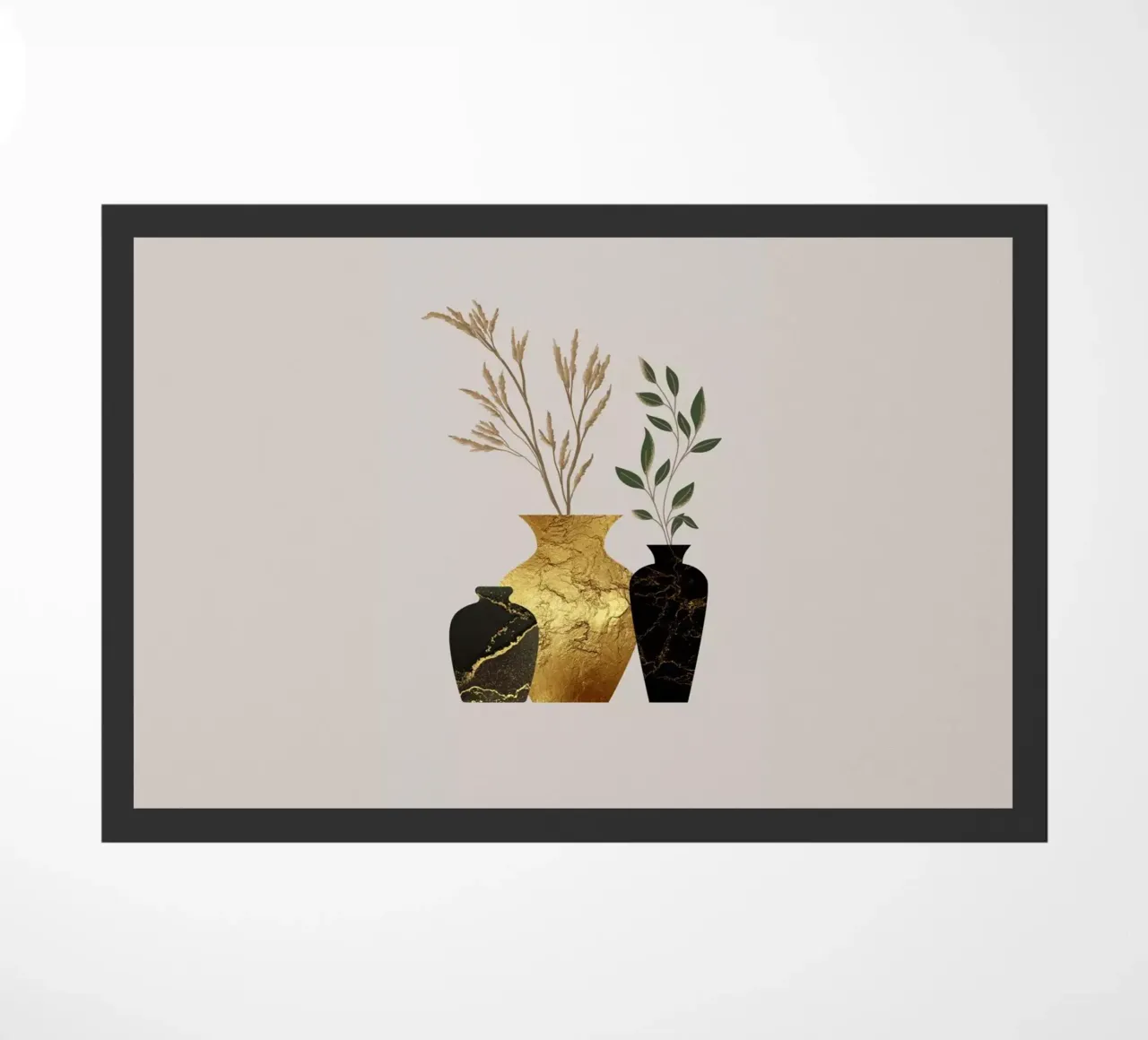 Botanische harmonie deurmat van DesignArt