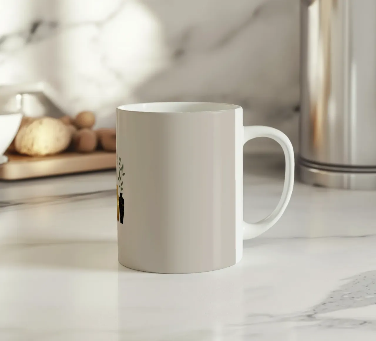 Botanic Harmony ceramic mug by DesignArt