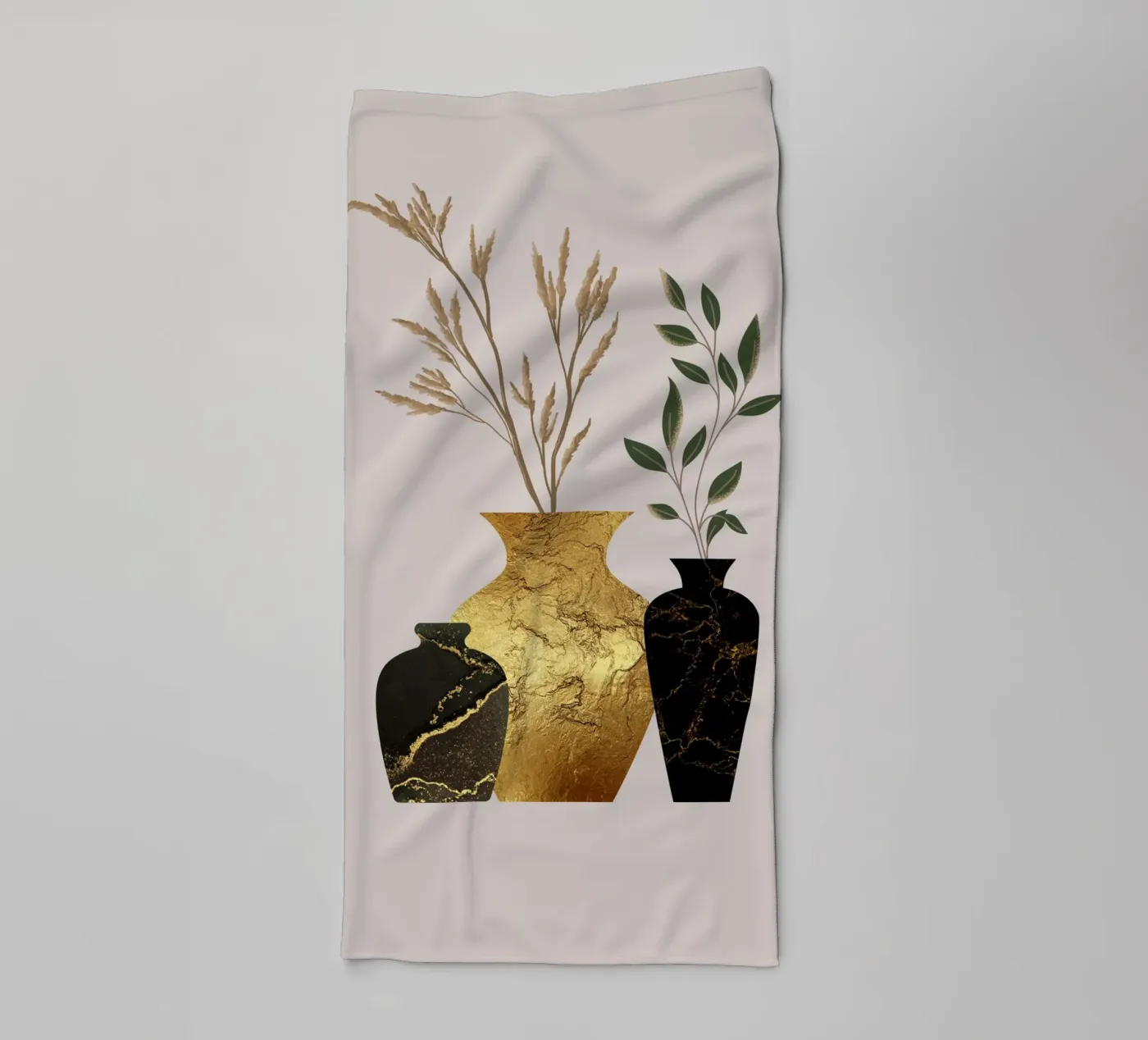 Botanische harmonie badhanddoek van DesignArt
