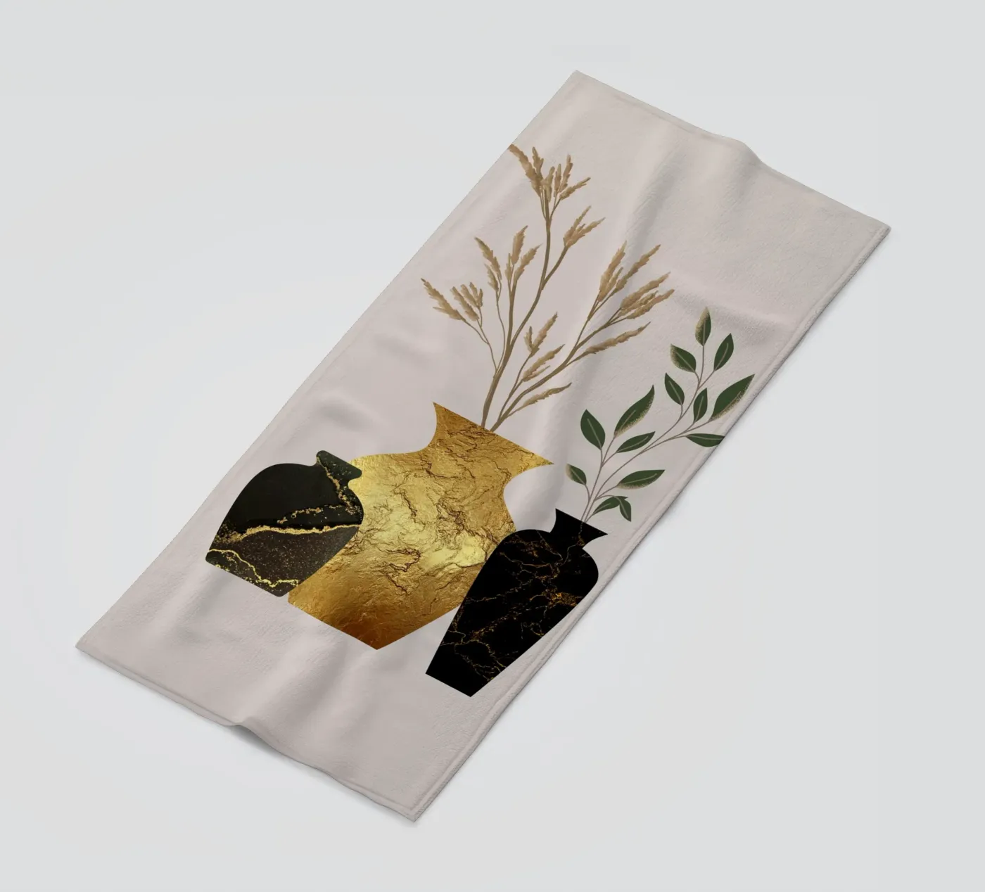 Botanic Harmony beach towel by DesignArt