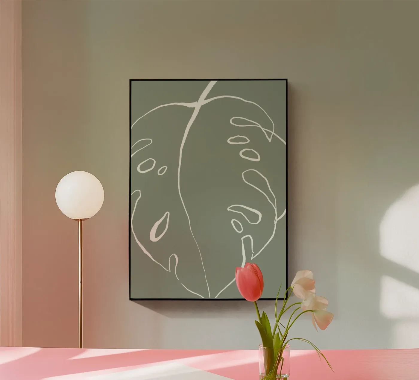 Monstera Leaf plexiglas de treechild