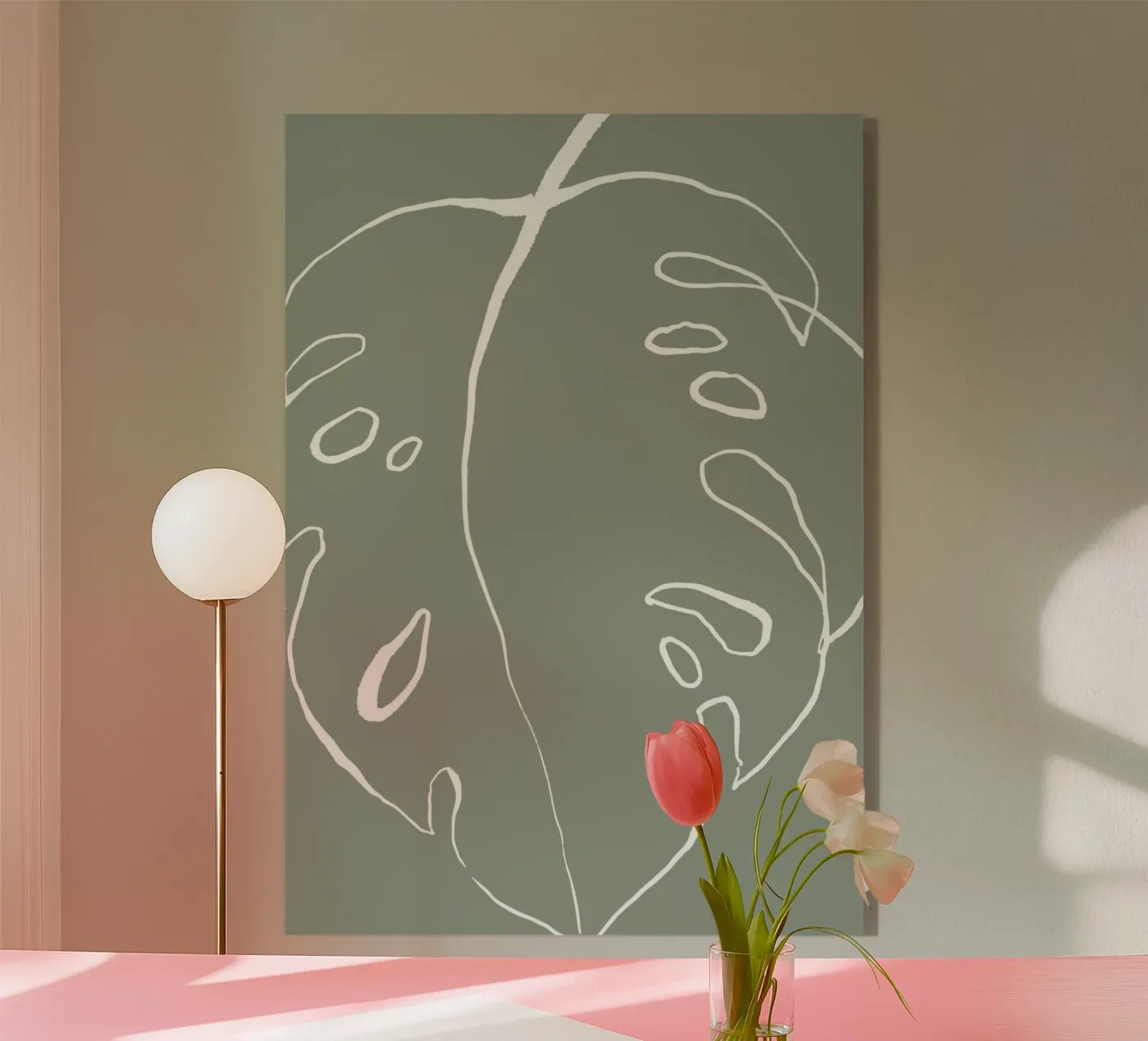 Monstera Leaf plexiglas de treechild