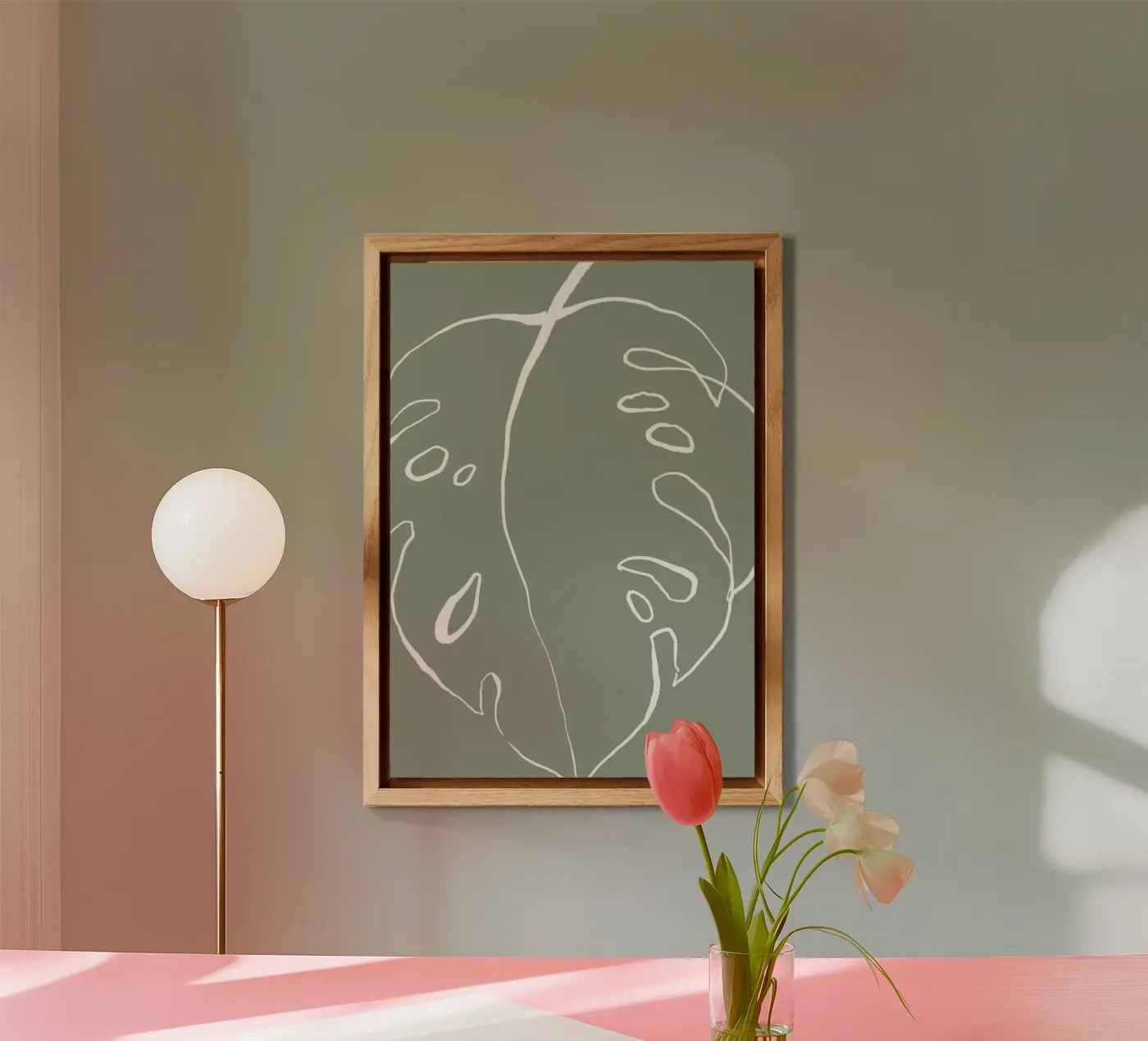 Monstera Leaf forex-plaat van treechild