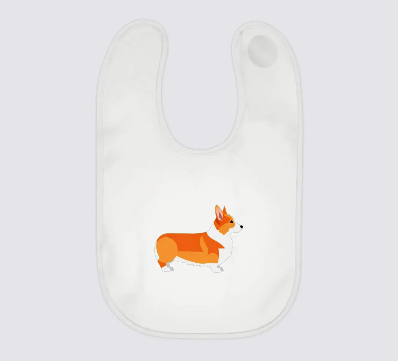 Profilo laterale del Corgi bavaglino da Minimalist vector art