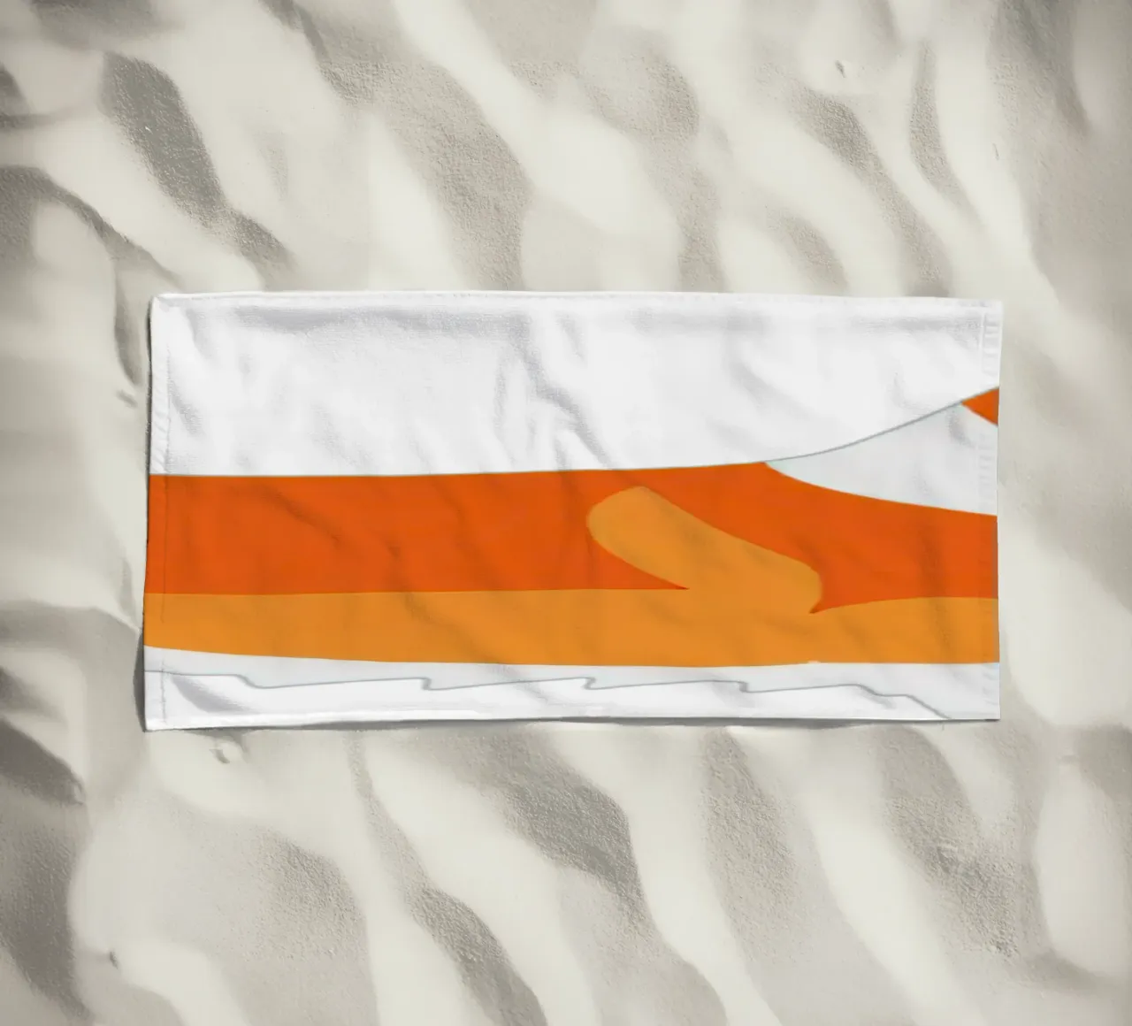 Profilo laterale del Corgi telo mare da Minimalist vector art