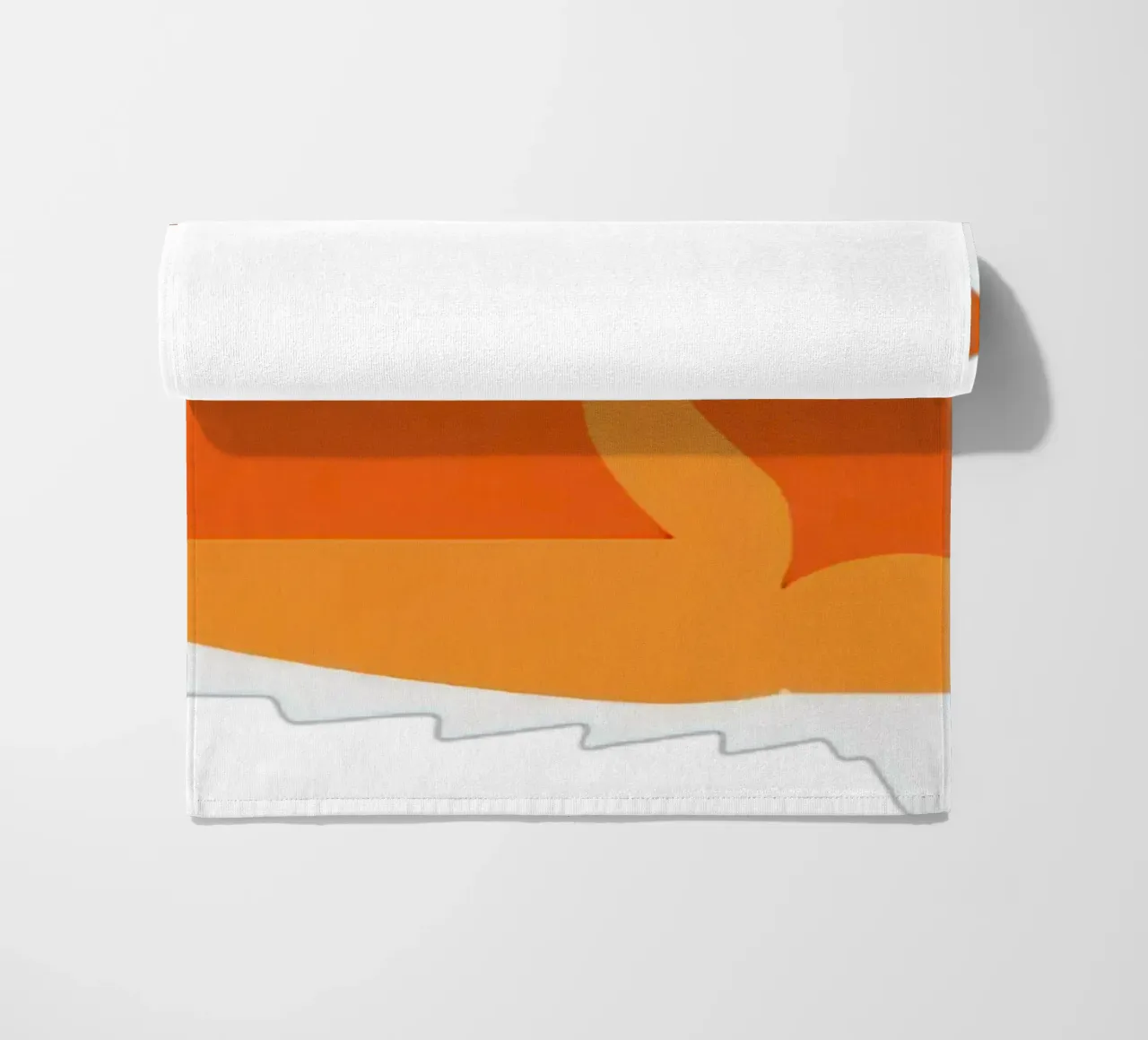 Profilo laterale del Corgi telo mare da Minimalist vector art