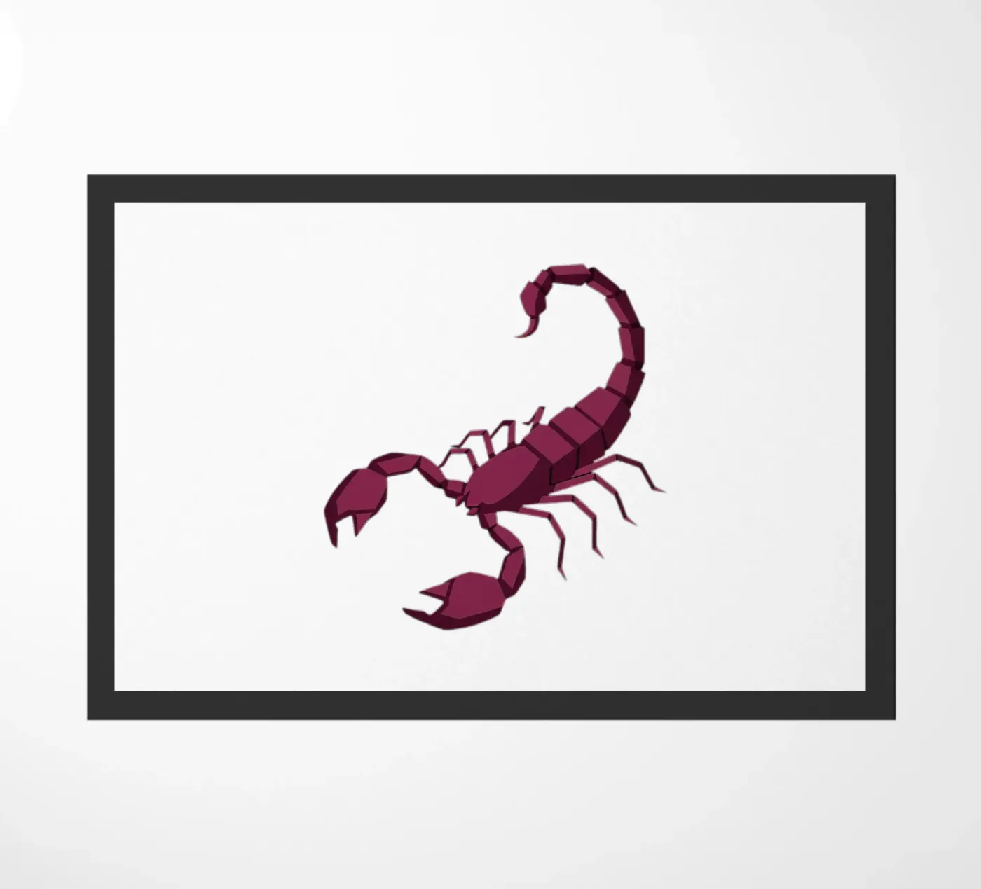 Scorpio Scorpion deurmat van Minimalist vector art