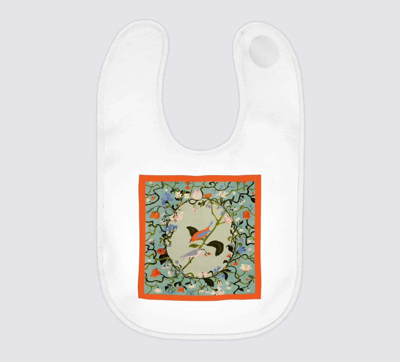Birds & Flowers bavaglino da Giordano Poloni