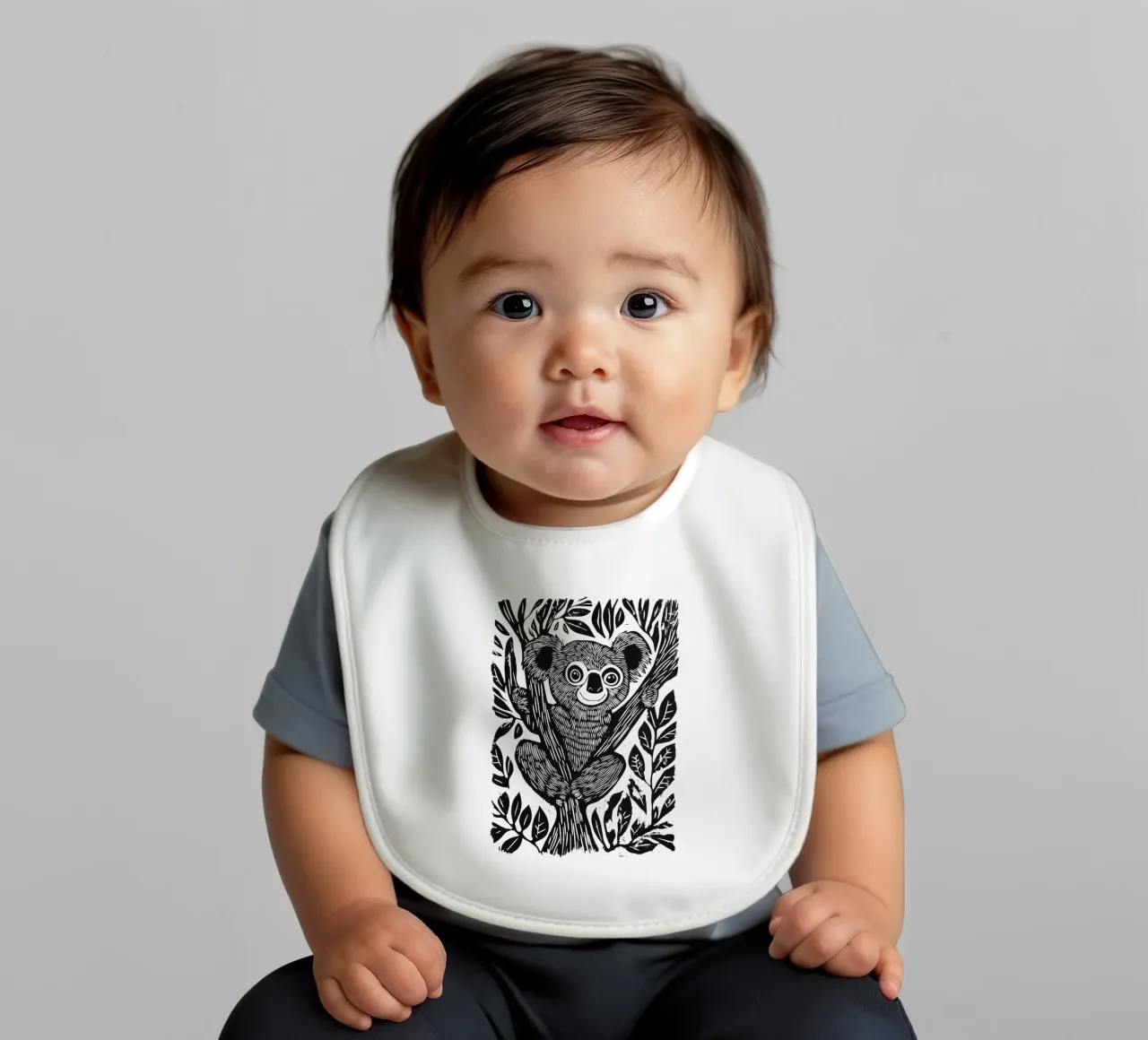 Koala design per bambini bavaglino da Autofocus