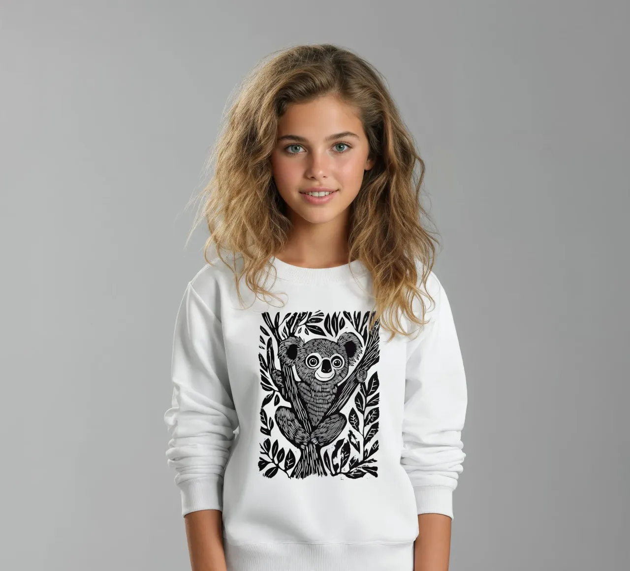 Koala design per bambini felpa bambino da Autofocus