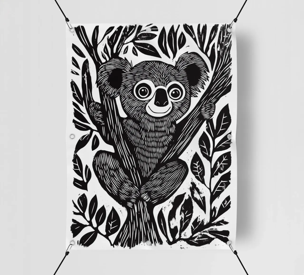Koala design per bambini telo in pvc da Autofocus
