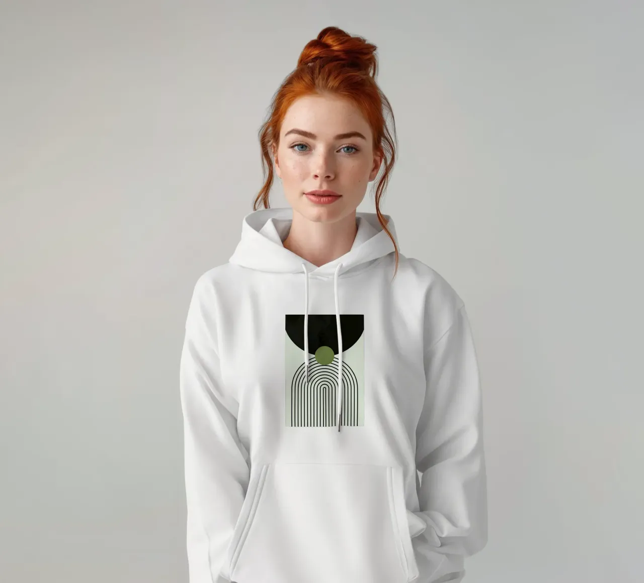 Abstract Eclipse Hoodie von Sun Flower
