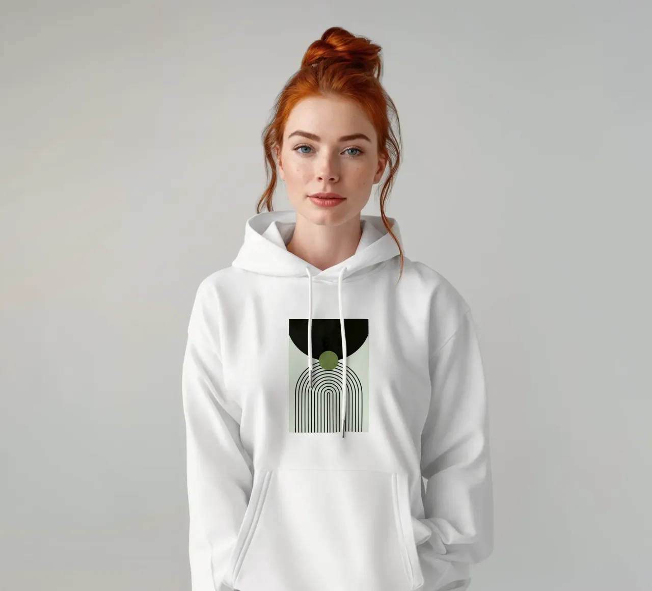 Abstract Eclipse Hoodie von Sun Flower
