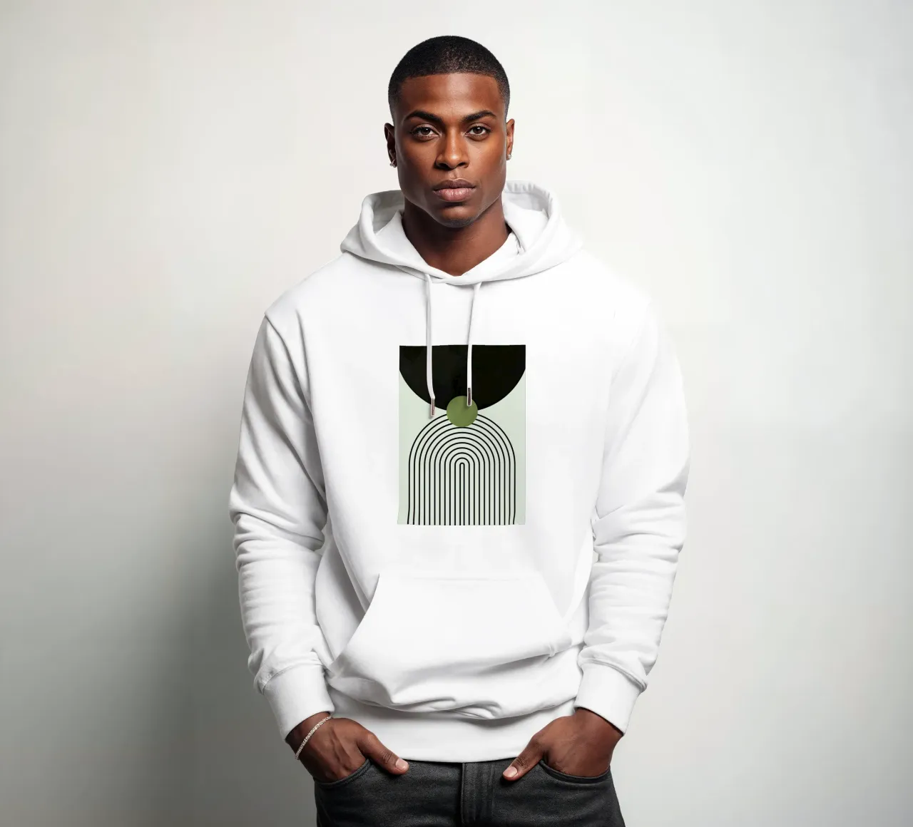 Abstract Eclipse Hoodie von Sun Flower