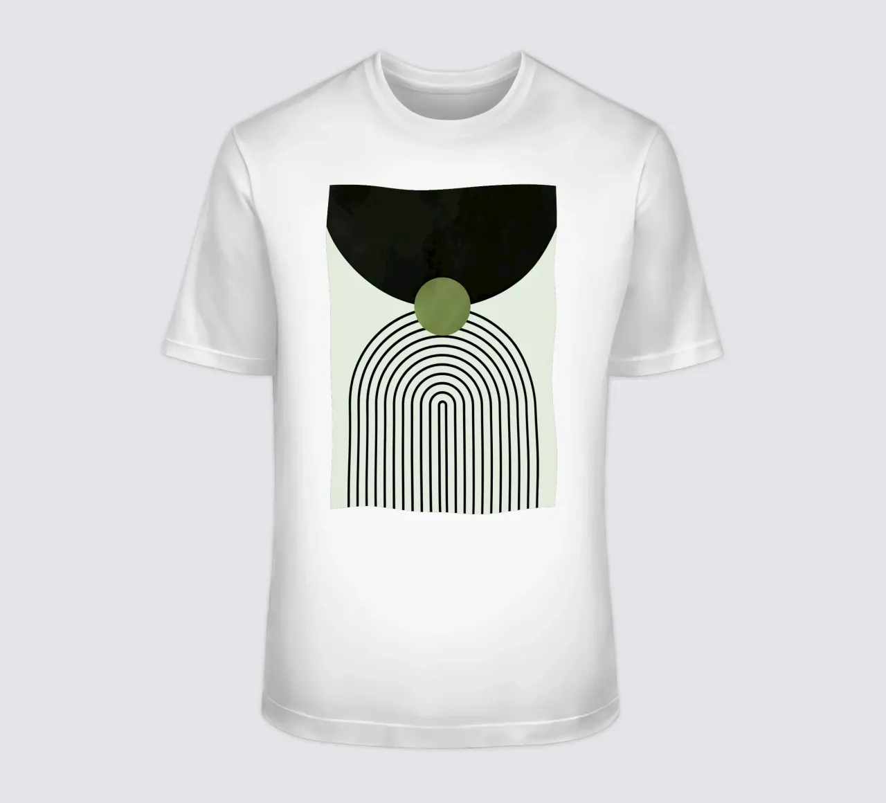 Abstract Eclipse t-shirt da Sun Flower