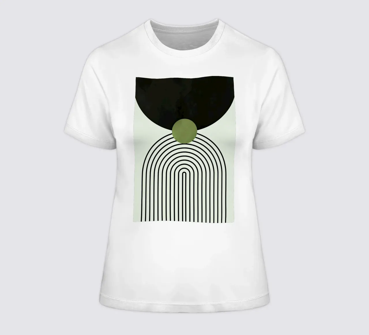 Abstract Eclipse t-shirt da donna da Sun Flower