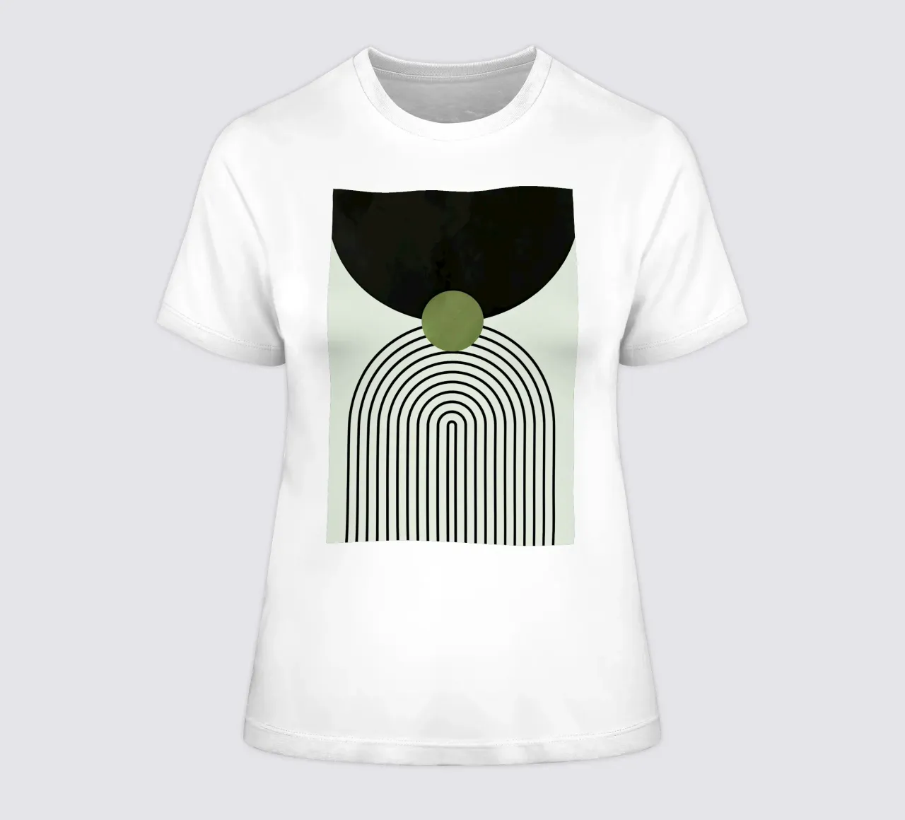 Abstract Eclipse t-shirt da donna da Sun Flower