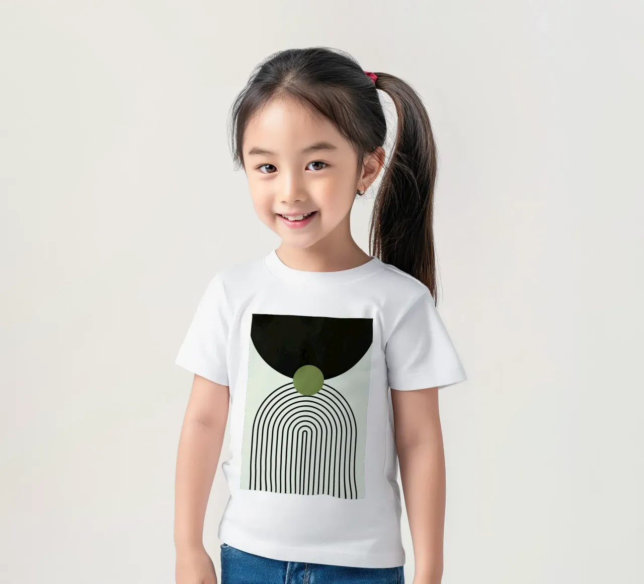 Abstract Eclipse Kinder T-Shirt von Sun Flower