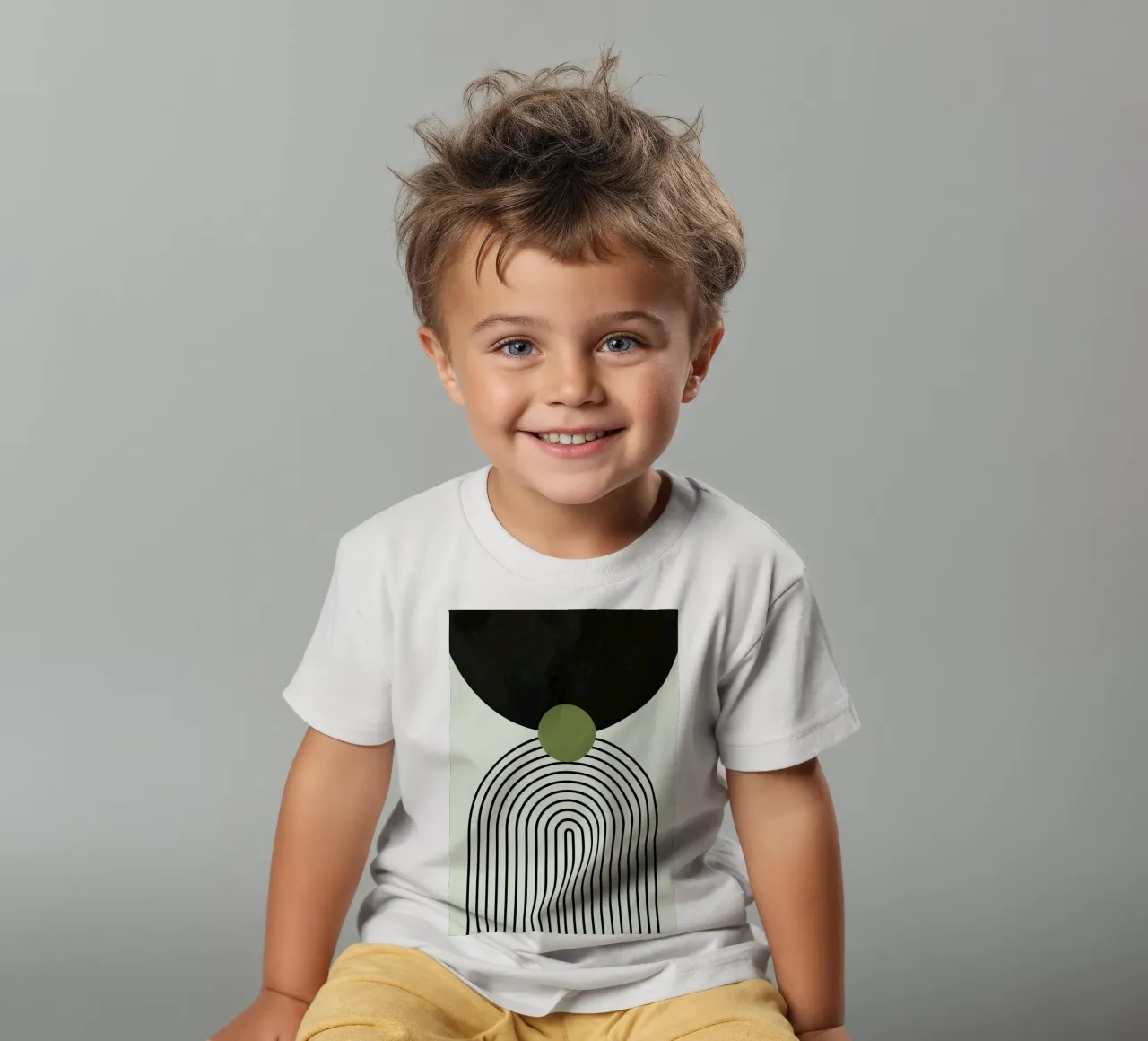 Abstract Eclipse Kinder T-Shirt von Sun Flower