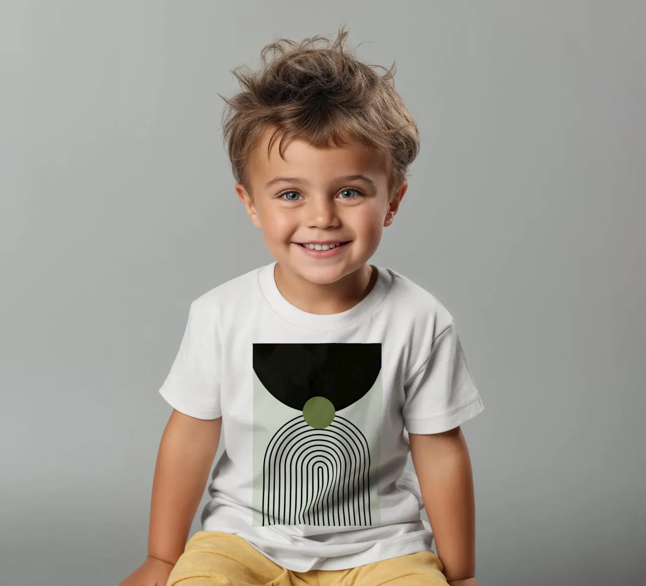 Abstract Eclipse t-shirt bambini da Sun Flower