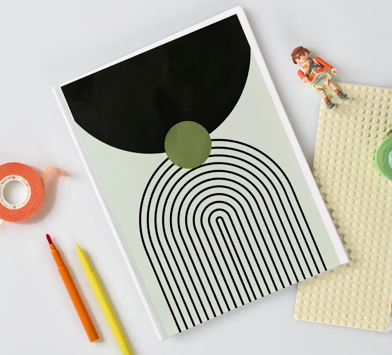 Abstract Eclipse notebook by Sun Flower