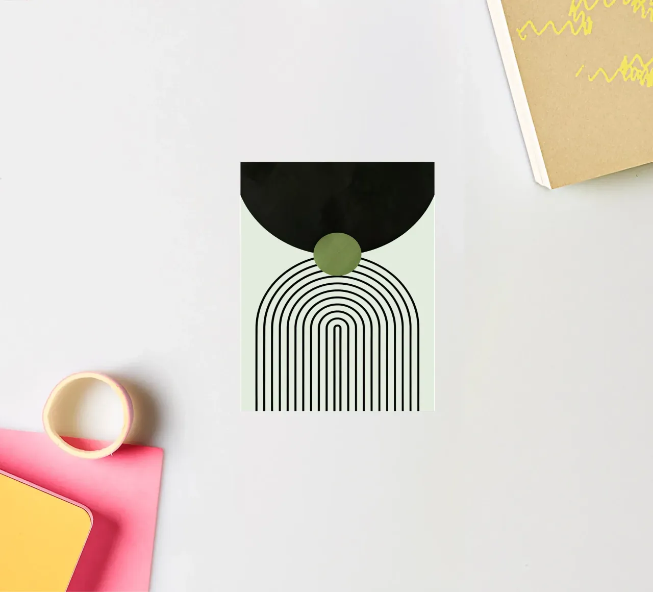 Abstract Eclipse sticker by Sun Flower