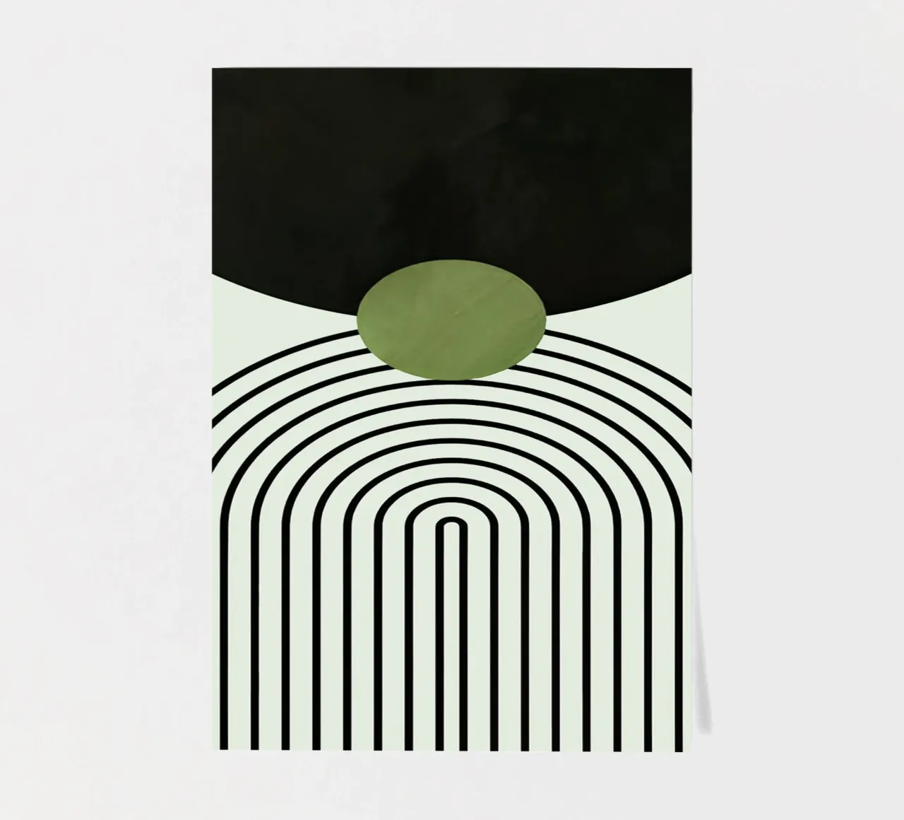 Abstract Eclipse stickervel van Sun Flower