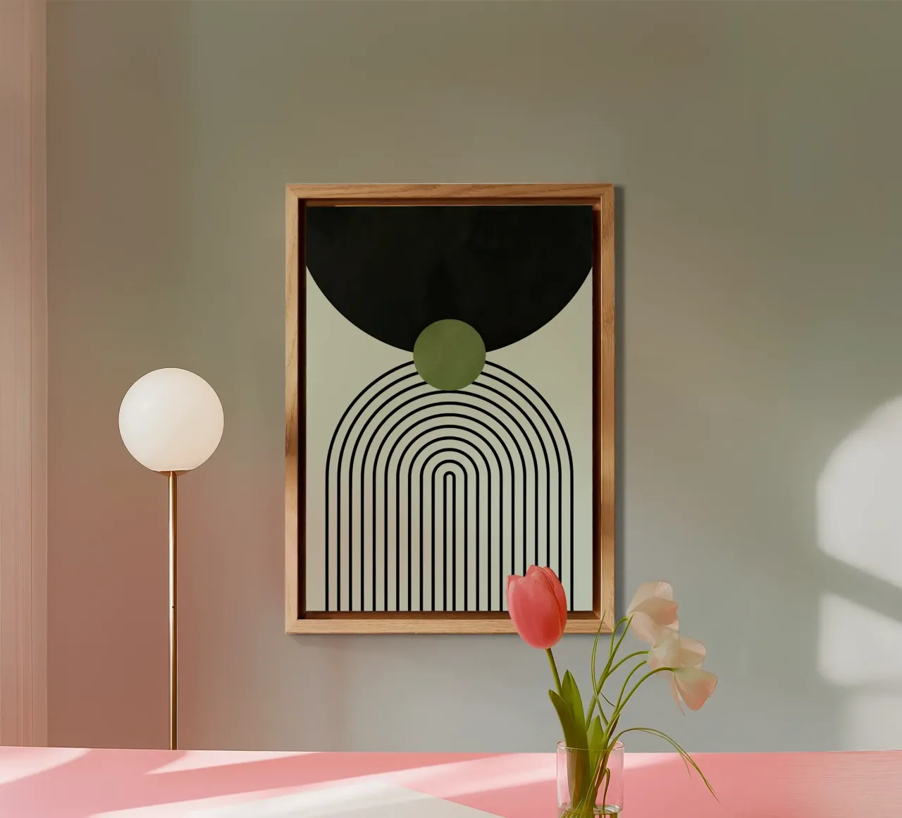 Abstract Eclipse panneau forex de Sun Flower