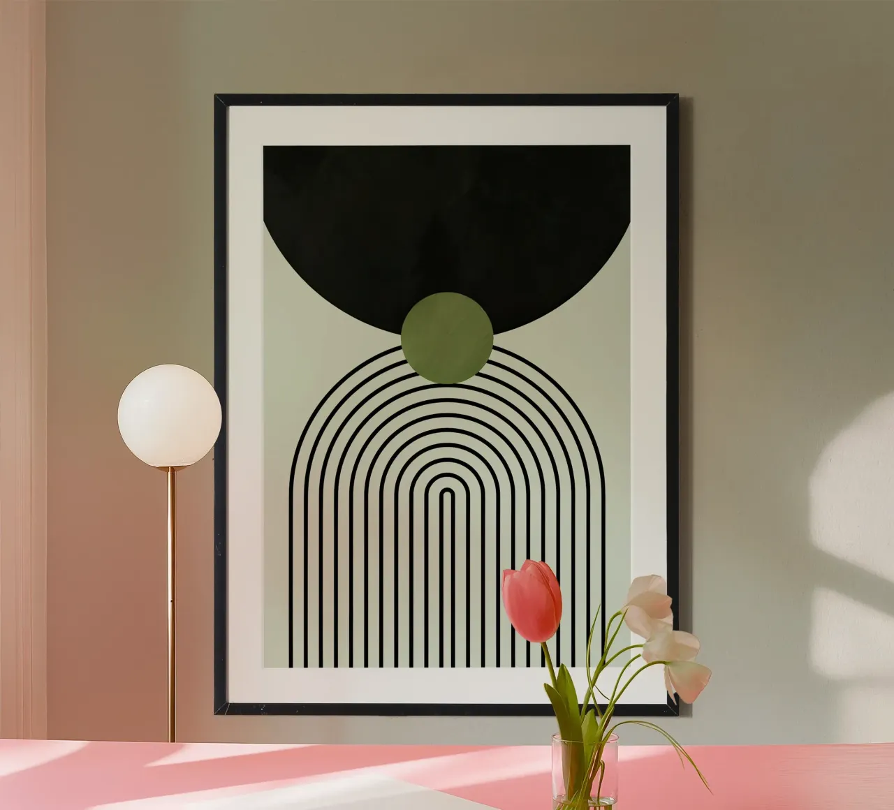 Abstract Eclipse poster by Sun Flower