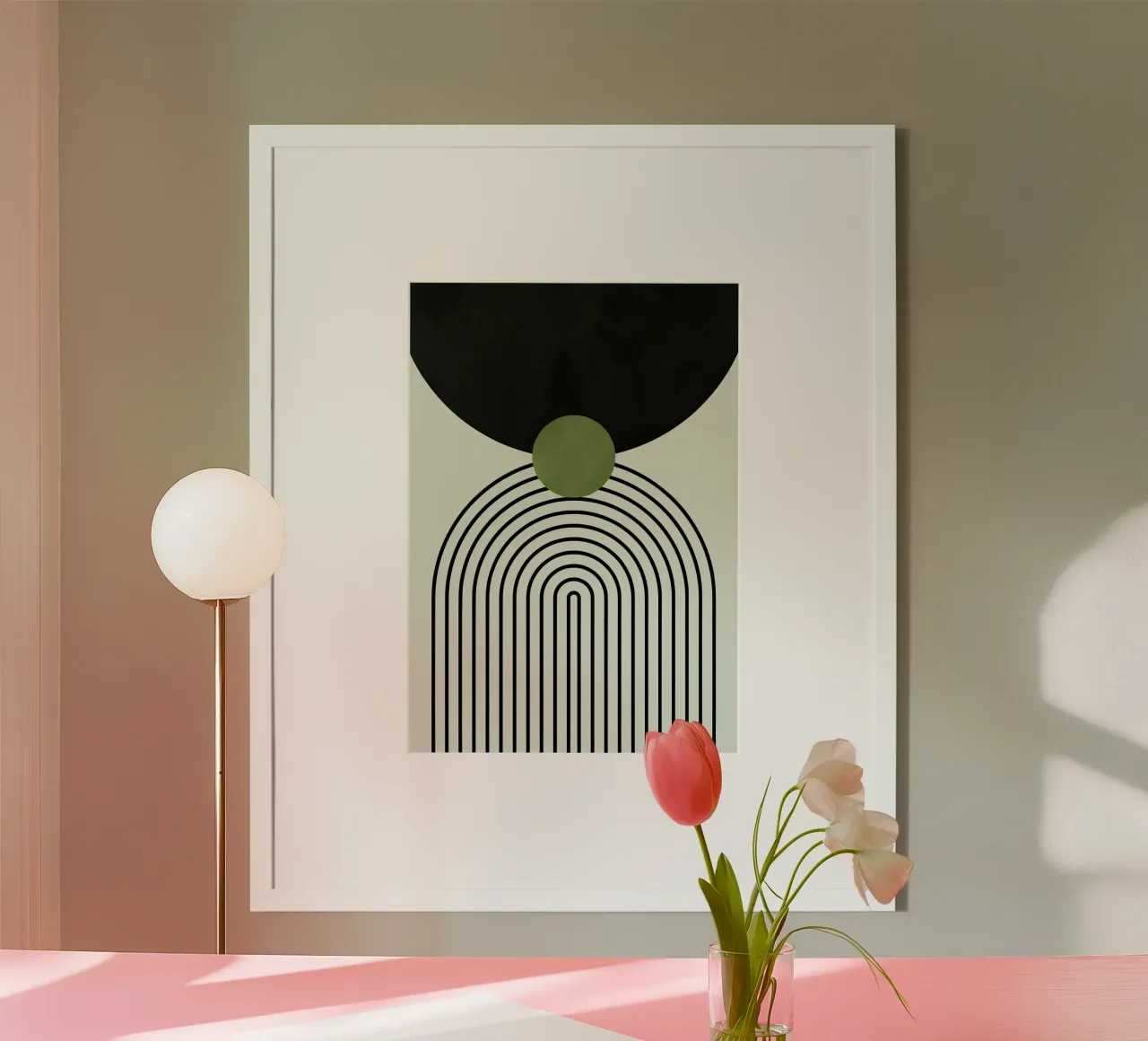 Abstract Eclipse poster by Sun Flower