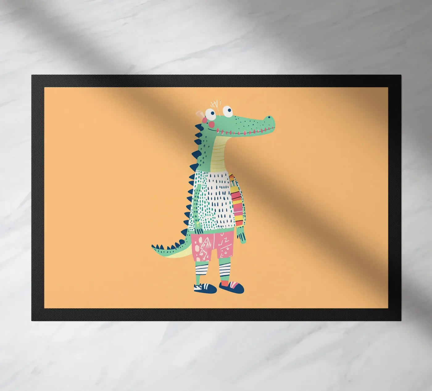 Bellissimo coccodrillo zerbino da Little Art Lab